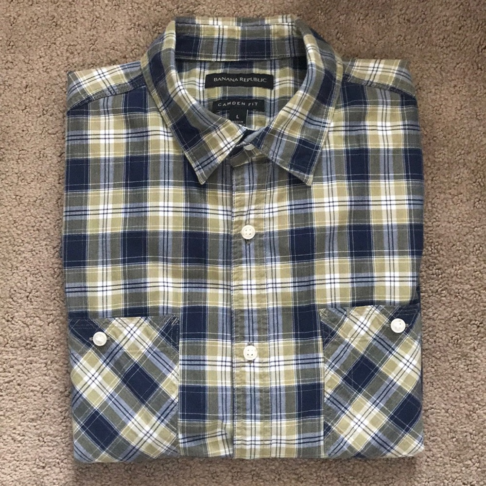 Men’s Short Sleeve button down